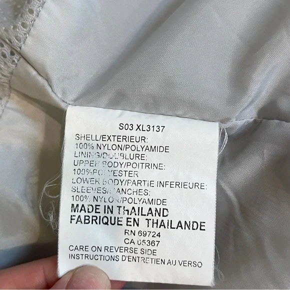 Columbia Women’s Light Green Front Zip Up Jacket Hooded Size Medium Windbreaker - Picture 11 of 12